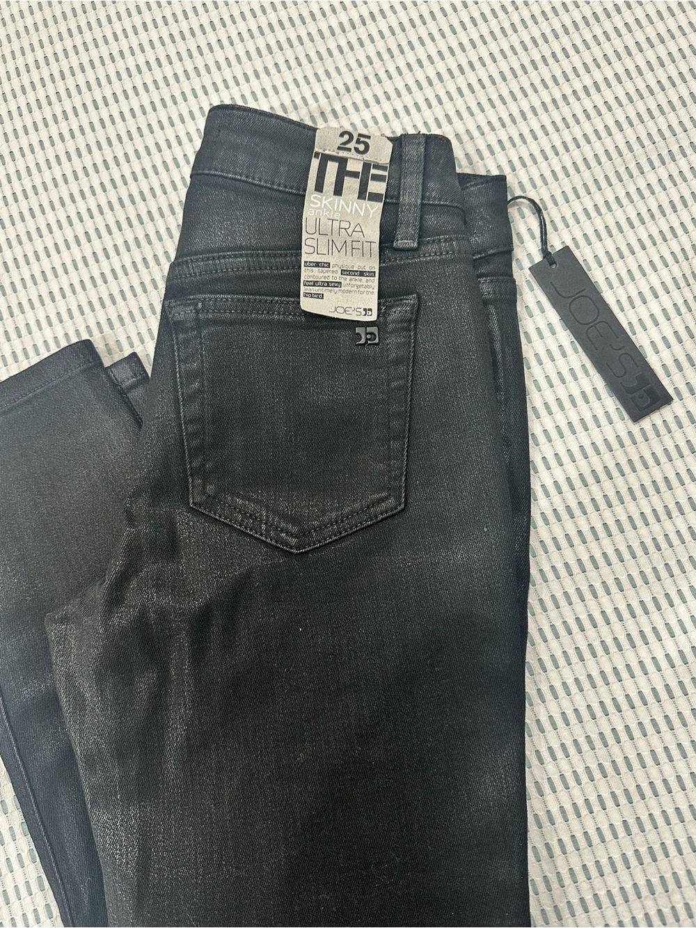 Joe's Jeans Black Skinny Ultra Slim Fit Men's Jeans